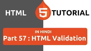 HTML Tutorial in Hindi Part 57 - HTML Validator HTML Validator How to Find Errors in HTML Code