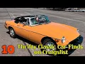 10 Thrifty Classic Car Finds on Craigslist What 6K Gets You