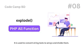 Day 08 PHP String Split Using explode Function Code Camp BD