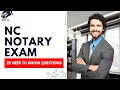 NC Notary Public Exam Questions and Answers with Explanations 25 Need to Know Questions