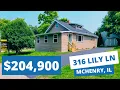Property Tour 316 Lily Ln McHenry IL get ready to move to McHenry IL