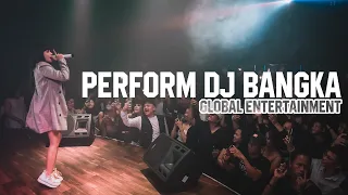 dinar candy performed as a dj at global entertainment bangka