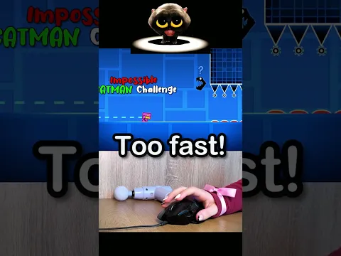 Can I Beat The IMPOSSIBLE Scatman Challenge? 🤔 #shorts #geometrydash