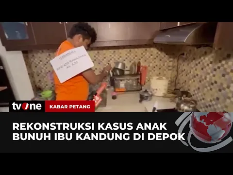 Olah TKP Anak Bunuh Ibu Kandung, 34 Adegan Diperagakan