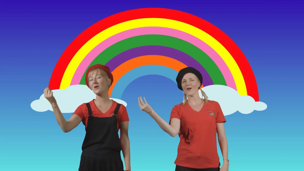 Sing a Rainbow - with all your Auslan signs | hey dee ho