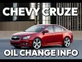 Chevy Cruze - Oil Change Guide