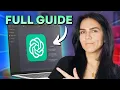 The ULTIMATE ChatGPT Tutorial Crash Course for Beginners