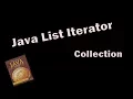Collection - Java List Iterator