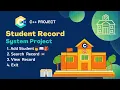 Student Record Management System Project in C Student Report Card Management C Project