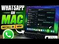 HOW TO DOWNLOAD WHATSAPP ON MAC