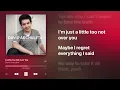 Download Lagu David Archuleta - A Little Too Not Over You (Karaoke Instrumental)
