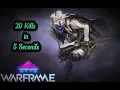 Warframe - Nightwave KIll 20 Enemies in 5 seconds Fast and Easy