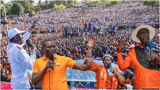 Live Oburu Sifuna Wanga Lead ODM 20 Anniversary Celebrations In Mombasa Honouring Legacy Of Raila 