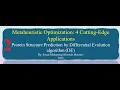 2 Metaheuristic Optimization - Section Two Protein Folding by Differential Evolution Algorithm