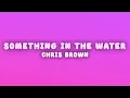 Chris Brown - Something In The Water (Lyrics)