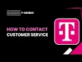 How to contact T Mobile customer service