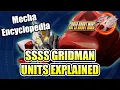 SSSS Gridman Units Explained Mecha Encyclopedia Super Robot Wars 30