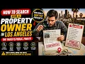 How to search for a property owner in Los Angeles