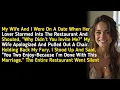 Download Lagu My Wife And I Were On A Date When Her Lover Stormed Into The Restaurant And Shouted, \