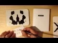 Play-Along Ink Blot Game ASMR writing cards tapping
