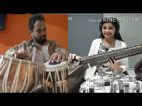 Download MP3 Dil Diya Gallan Tabla Cover by Rupender with veenasrivani | Coversong | Hyderabad |Tabla Veena Cover