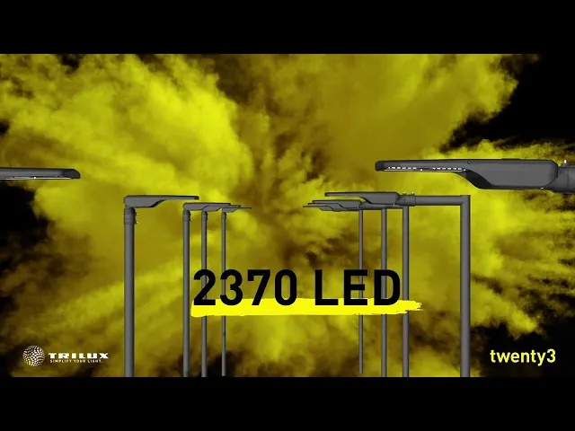Улично осветително тяло LED 2370 60/34/13W 4000К 7500/4200/1800lm 149° 50000h IP66 10KV twenty3 TRILUX, 8260640