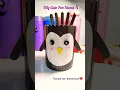 Download Lagu Diy Cute Pen Stand❄️ Penguin🐧#shorts #shortsviral#penholder#diycrafts#painting#tutorial#howto#craft😱