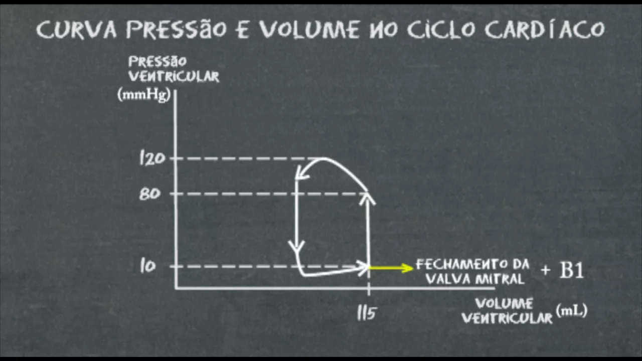 Fisiologia cardíaca - Curva pressão e volume