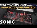 10 000 in Milwaukee Tools PERFECTLY Organized Sonic vs Snap-On ToolBox Giveaway