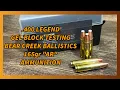 400 Legend Gel Block Testing Bear Creek Ballistics 165gr AR All Copper Ammunition