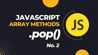 learn array pop method in javascript the right way
