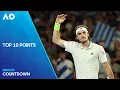 Top 10 Points of the Tournament Australian Open 2024