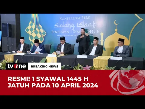 1 Syawal 1445 H, Rabu 10 April 2024