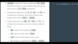 Learn Javascript Review Control Flow codecademy