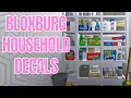 HOUSEHOLD BLOXBURG DECALS Bloxburg Roleplay Nataya Mi Shel