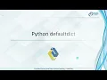 Python defaultdict