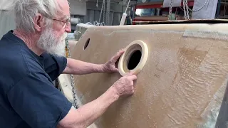 13 Dec 2023 Cutting window frames and beveling them