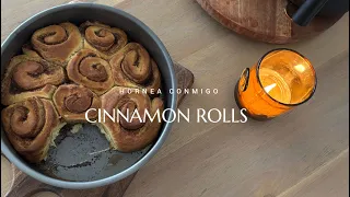Día tranquilo en casa horneando Cinnamon rolls ı silent vlog