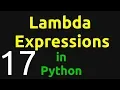Lambda Expressions Python Tutorial