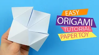 How to make paper fortune teller Origami paper craft tutorial