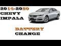 How to change replace Battery Chevrolet Impala 2014-2020