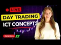 LIVE Day Trading Futures ES NQ ICT Concepts Aug 18