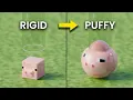 From Rigid to Puffy Oddly Relaxing 2-Minute Blender Physics Showcase