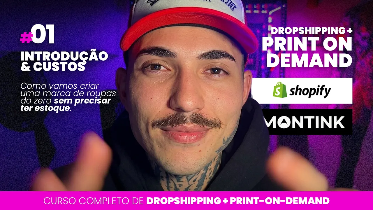 Curso completo de Dropshipping + Print-On-Demand na Shopify