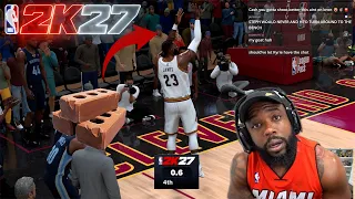 0.6 Secs Left PRIME LeBRON WIDE OPEN 3 HALL OF PAIN NBA 2K27 MyCareer Ep 4