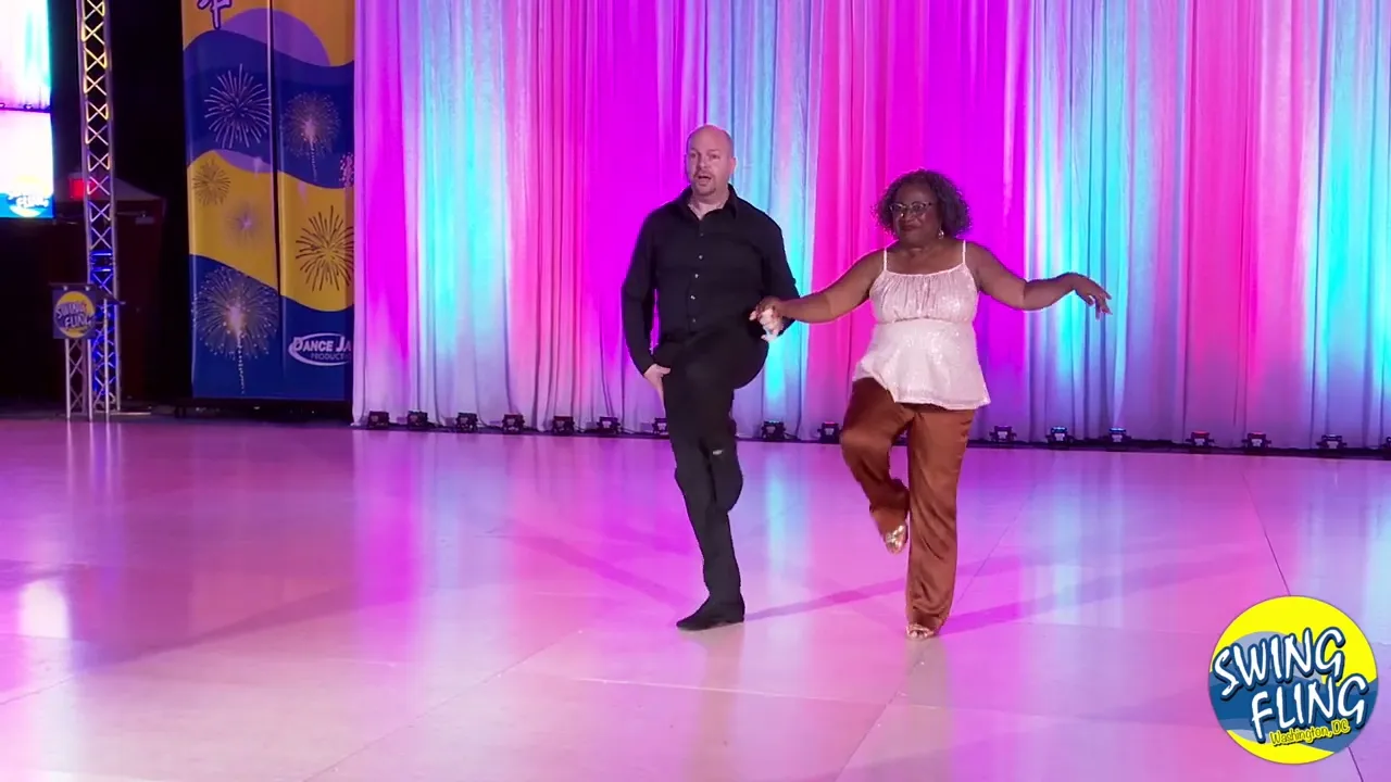 Swing Fling 2023 ProAm Spotlight Joyce Fisher with Matt Auclair