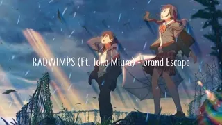 Download [8D AUDIO] RADWIMPS (Ft. Toko Miura) - Grand Escape MP3