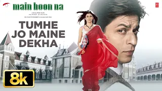 tumhe jo maine dekha 8k full song shah rukh khan main hoon na abhijeet shreya ghoshal anu