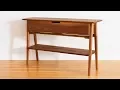 Build A Mid Century Modern Hall Table