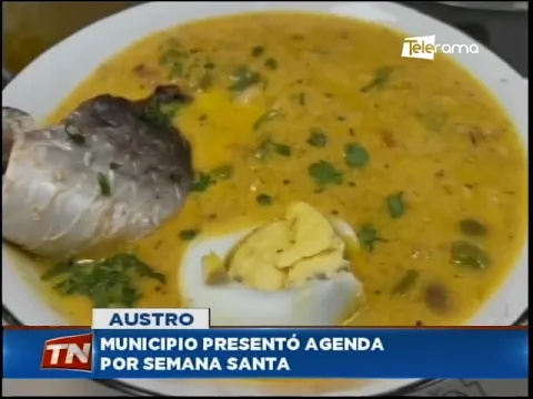 Municipio presentó agenda por semana santa